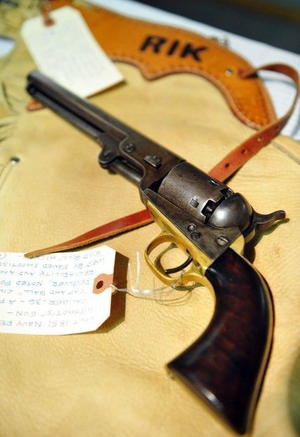 A Colt 1851 Navy revolver